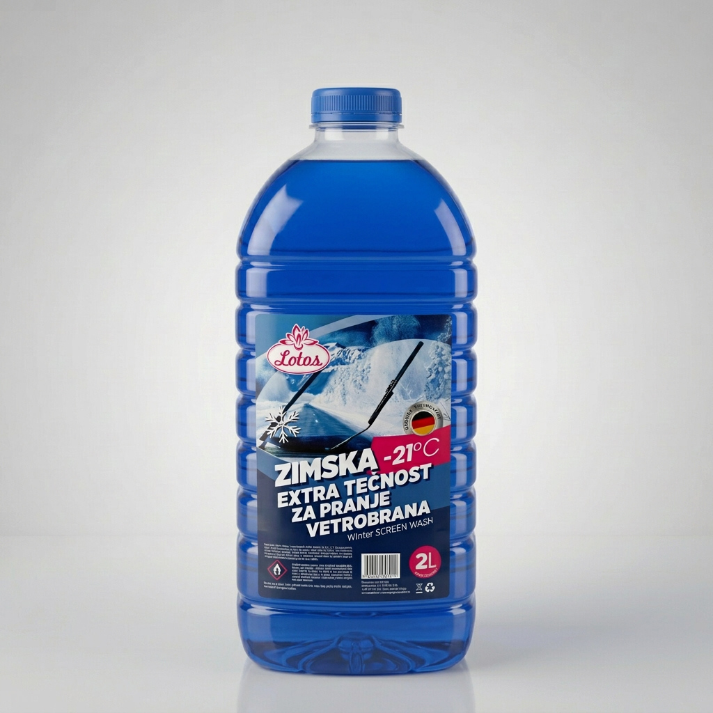 Zimska extra tečnost za pranje vetrobrana -21°C 2l