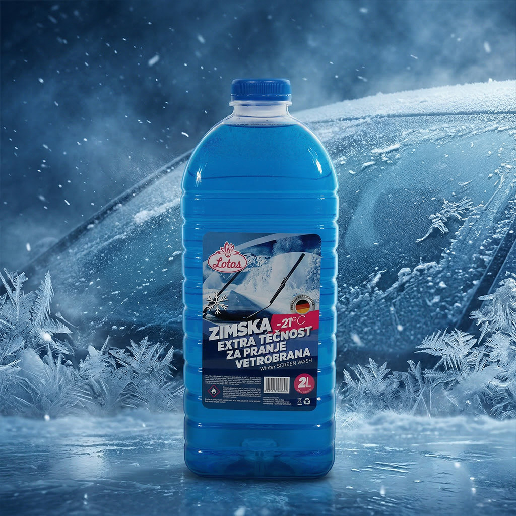 Zimska extra tečnost za pranje vetrobrana -21°C 2l