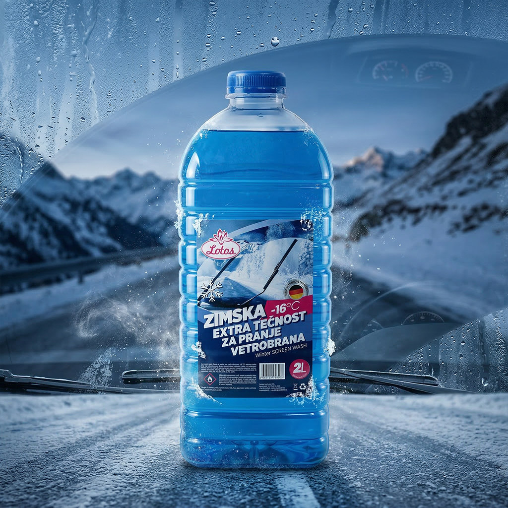 Zimska extra tečnost za pranje vetrobrana -16°C 2l